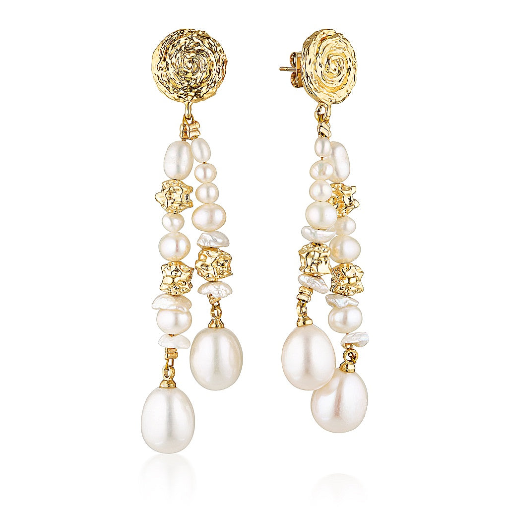 Spirallo Waterfall Earrings