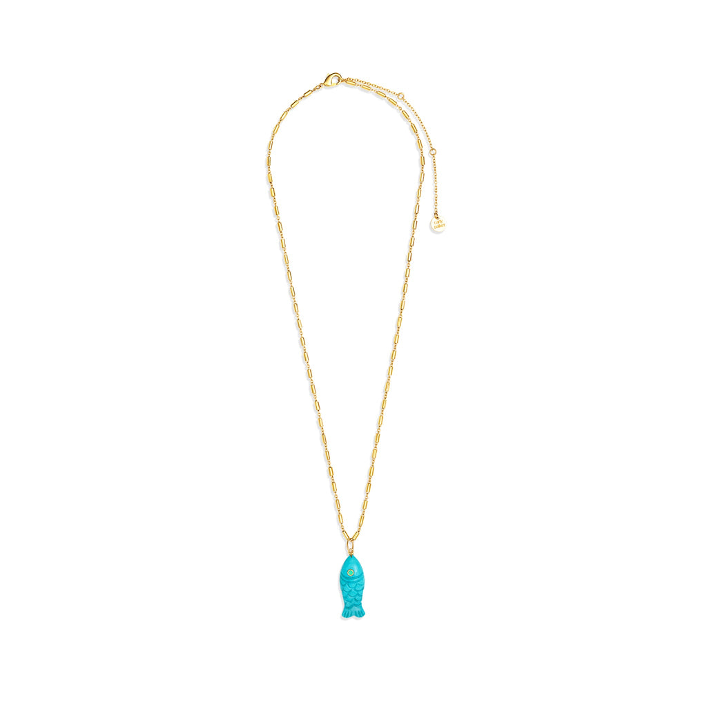 Baby Sardina Necklace Turquoise