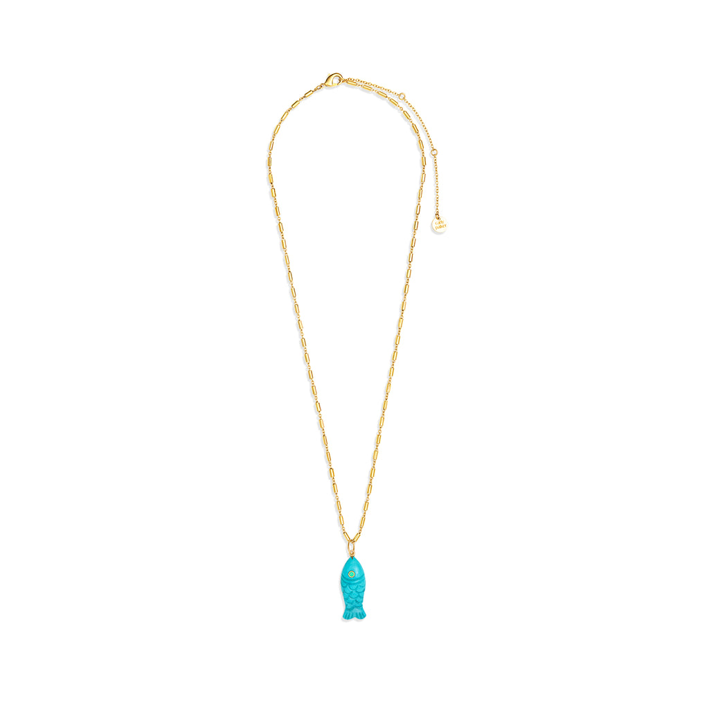 Baby Sardina Necklace Turquoise