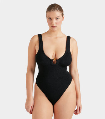 Celine Swim with Tort Hoops