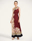 Roy Dress Kells Swirl Placée Burgundy