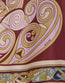Roy Dress Kells Swirl Placée Burgundy