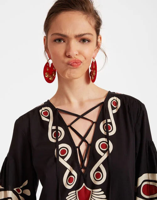 Viviana Dress Madallion Placée