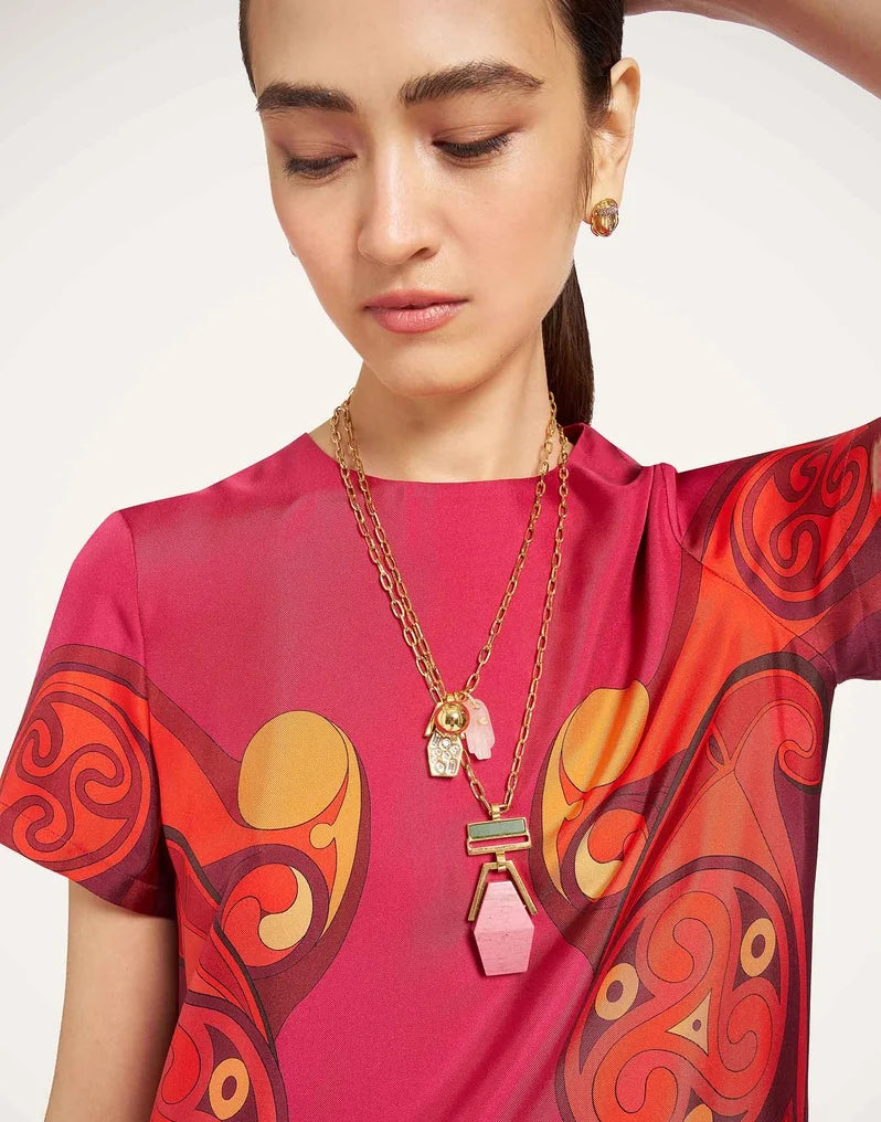 Swing Dress with Feathers Alchemy Placée