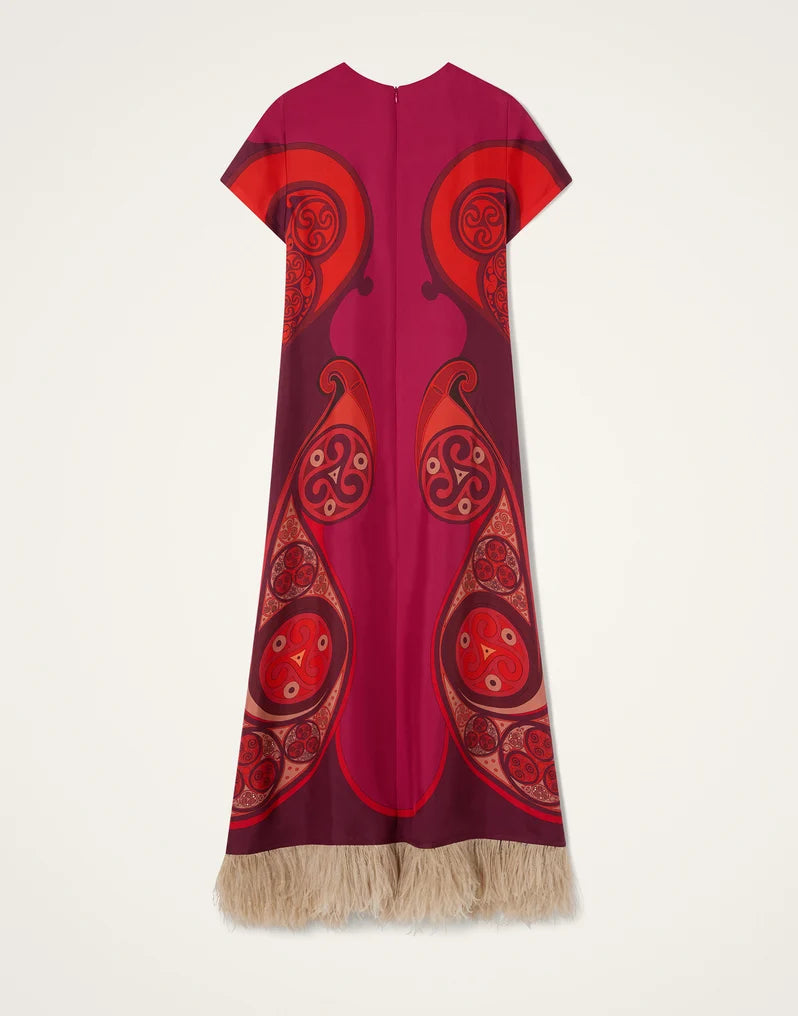 Swing Dress with Feathers Alchemy Placée
