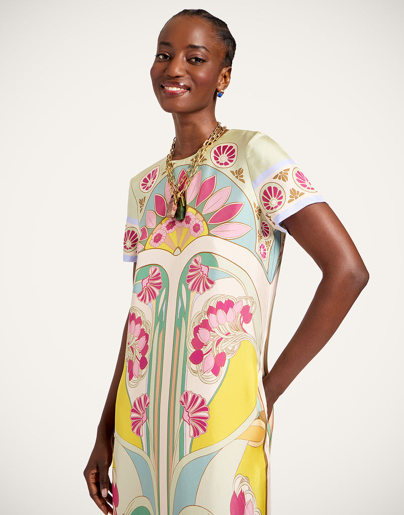 Swing Dress Tulip Placée Feathers