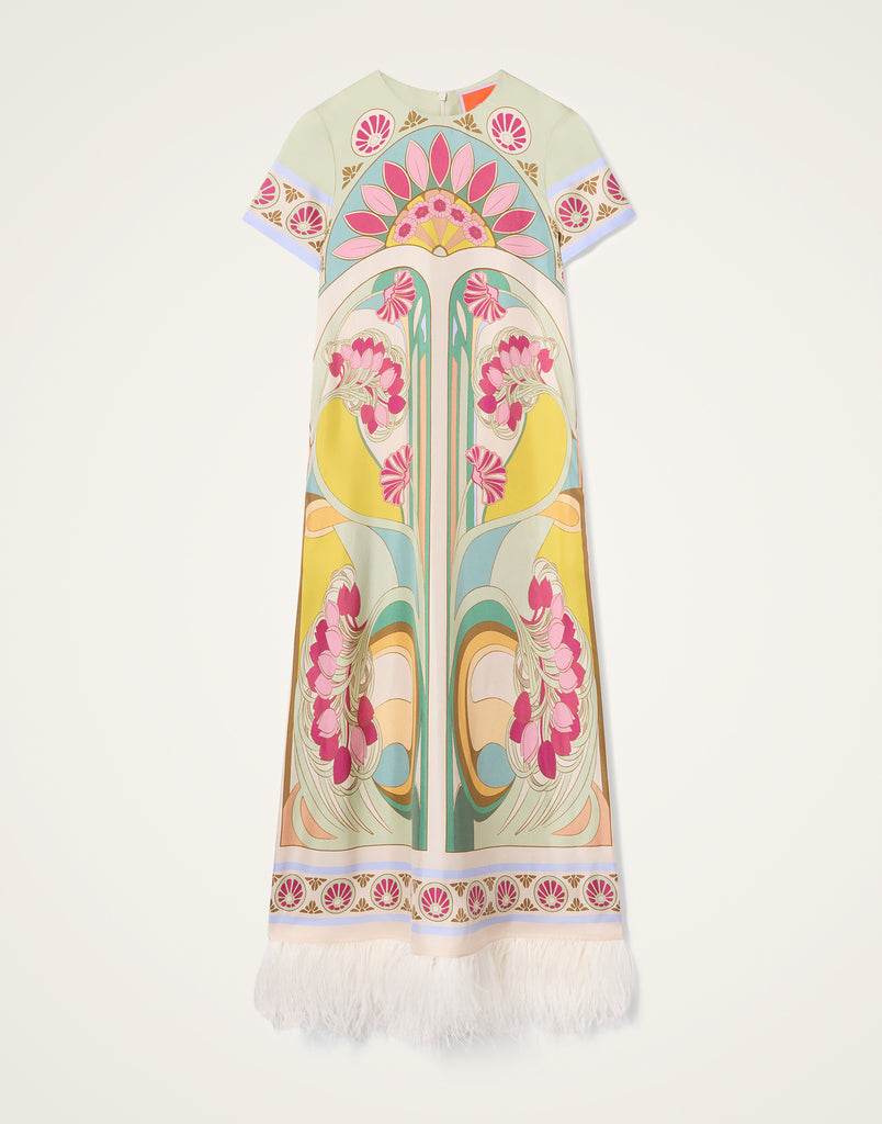 Swing Dress Tulip Placée Feathers