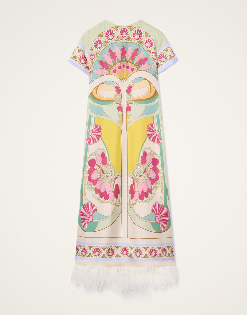 Swing Dress Tulip Placée Feathers
