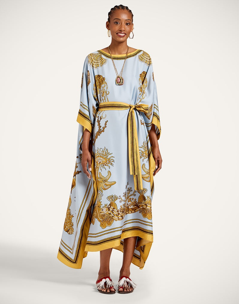 Square Kaftan Oceania Placée