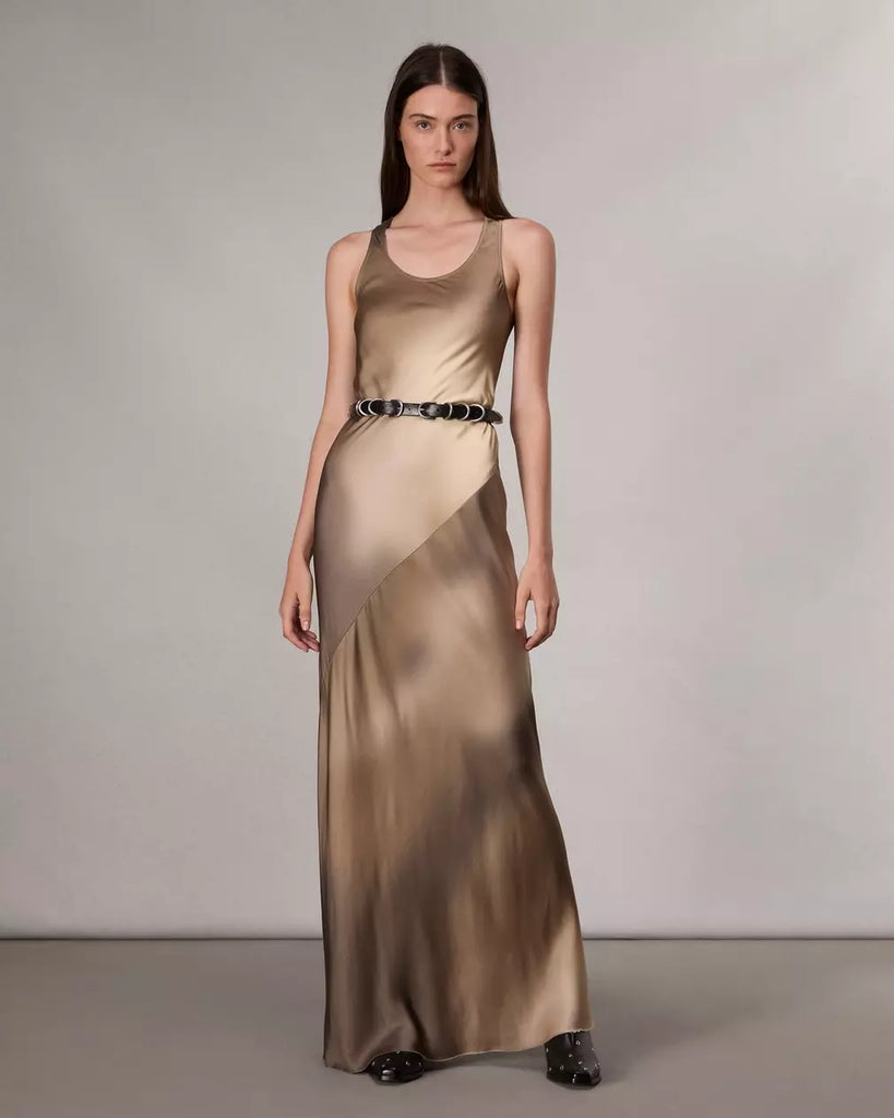 Satin Maxi Dress