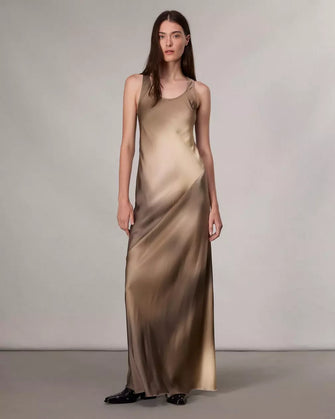 Satin Maxi Dress