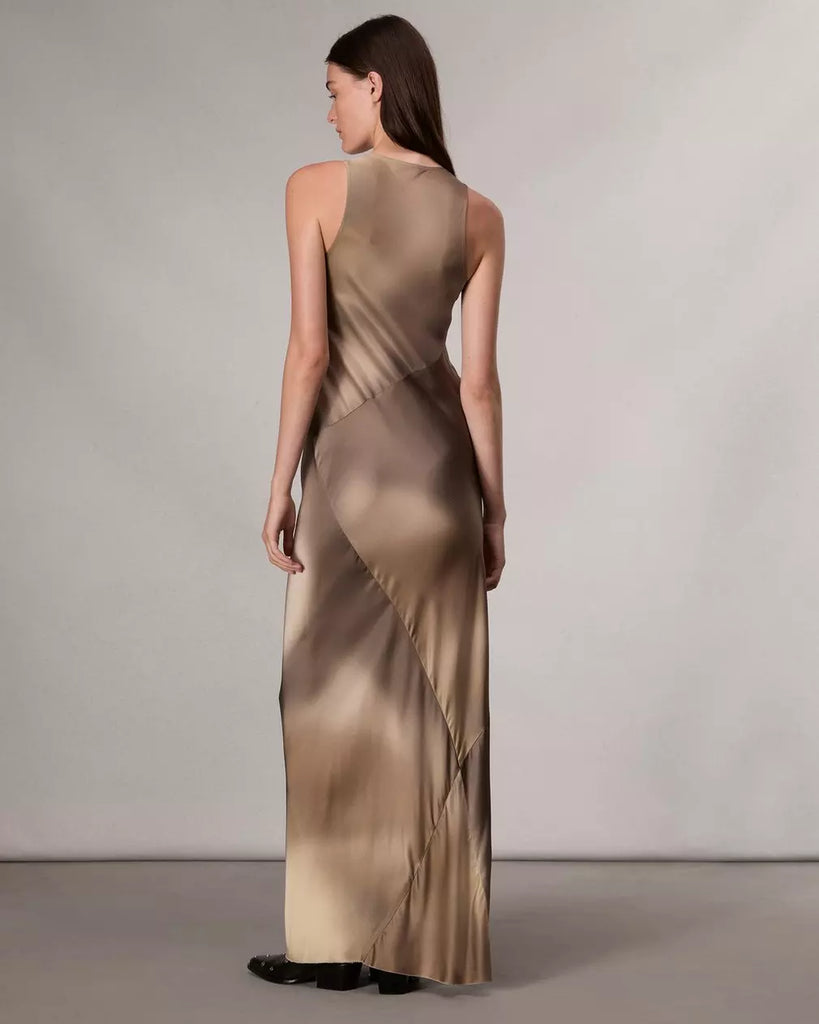 Satin Maxi Dress