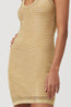 Leo Strappy Mini Dress Gold