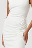 Jacqui Rouched Front Midi Dress
