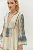 Paradise Dress Blue Camel