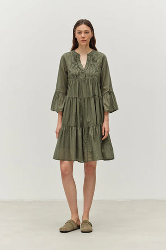 Symbol Midi Dress Khaki