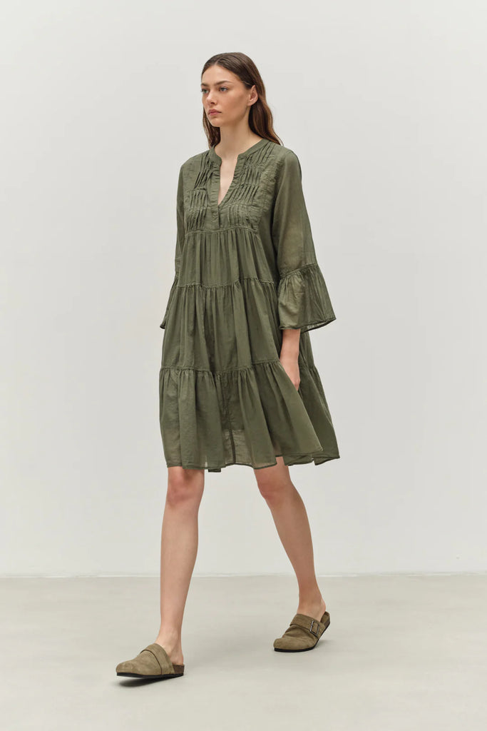 Symbol Midi Dress Khaki