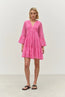 Neon Short Dress Fushia