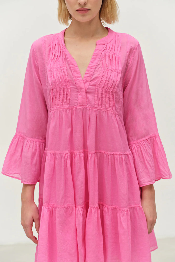 Neon Short Dress Fushia