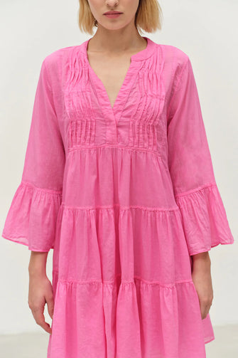 Neon Short Dress Fushia