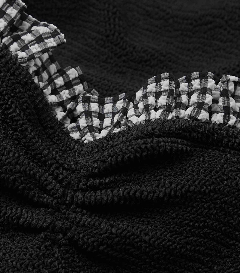 Dolly Swim Black Gingham