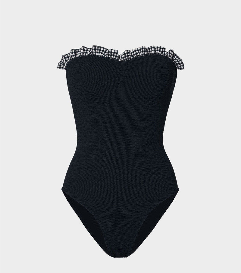 Dolly Swim Black Gingham