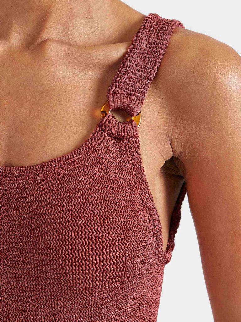 Domino Metallic Rosewood Tort Hoops