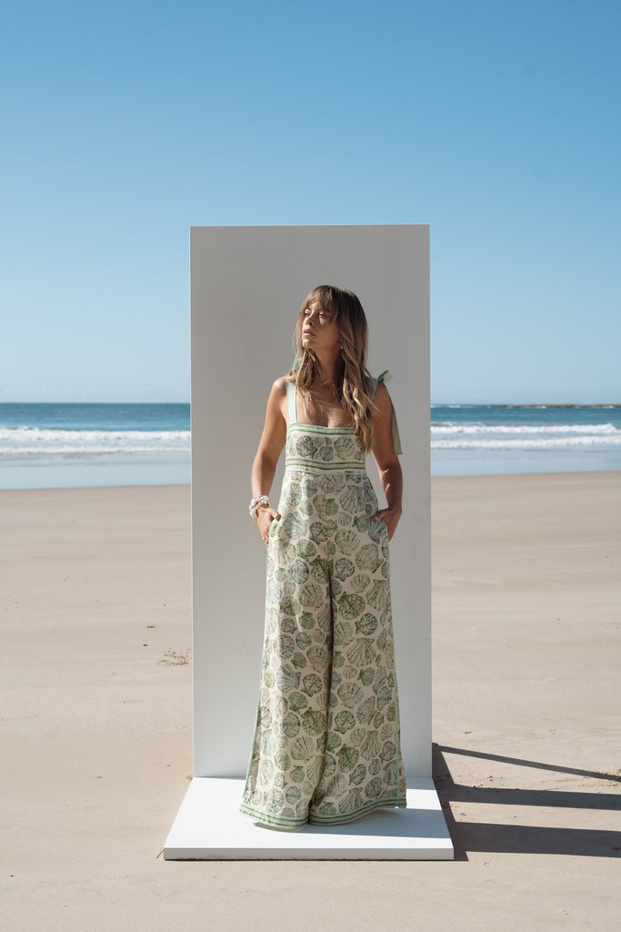 Seashell Jumpsuit Pistachio