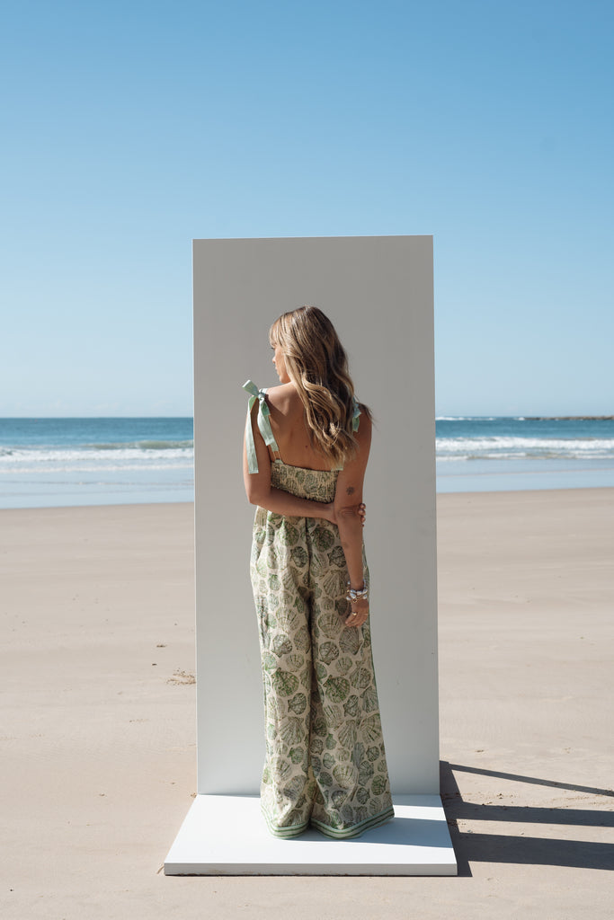 Seashell Jumpsuit Pistachio