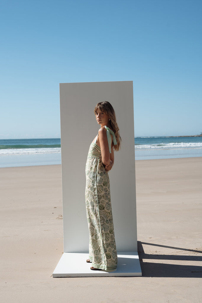 Seashell Jumpsuit Pistachio