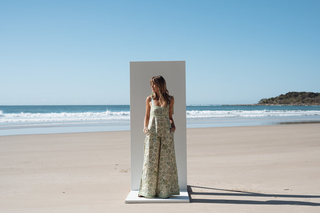 Seashell Jumpsuit Pistachio