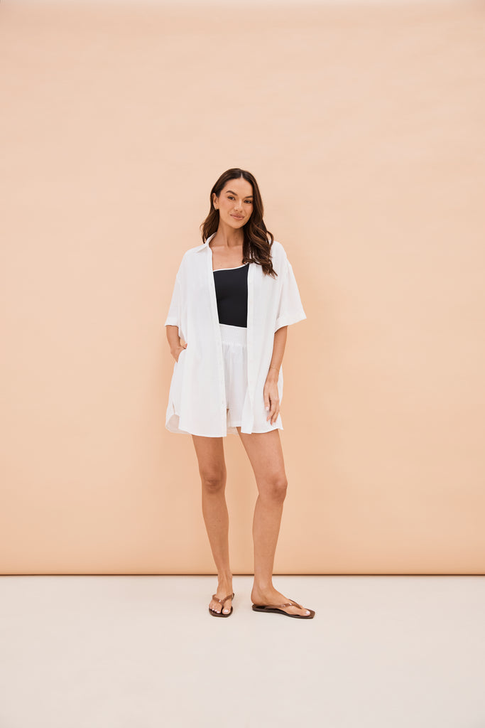 Una Mini Dress White