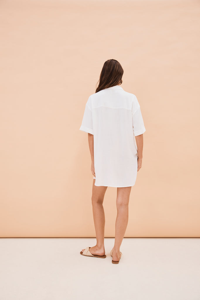 Una Mini Dress White