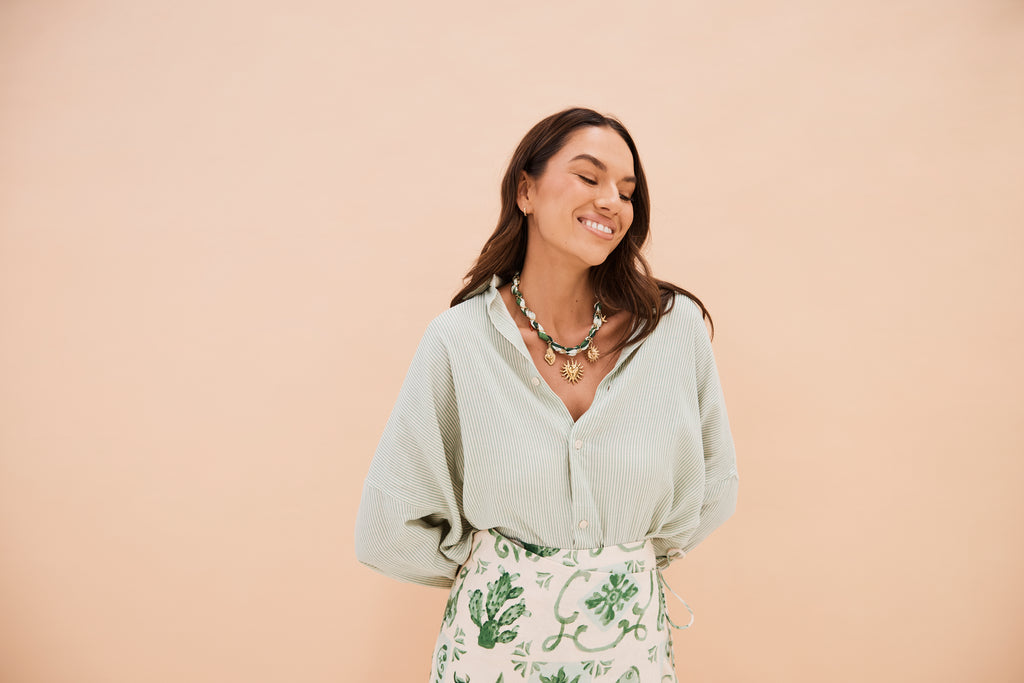 Isola Sicily Print Skirt