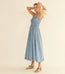 Emmaretta Dress Blue Garden Bloom