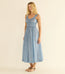 Emmaretta Dress Blue Garden Bloom