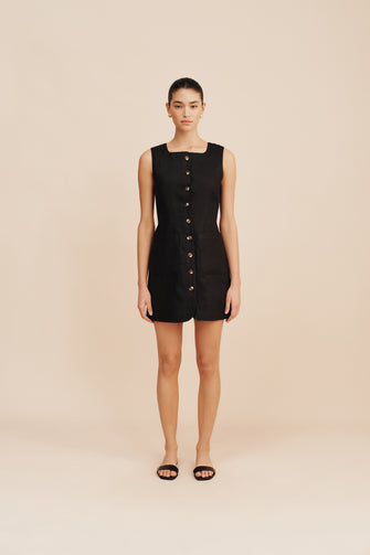 Emma Button Down Mini Dress