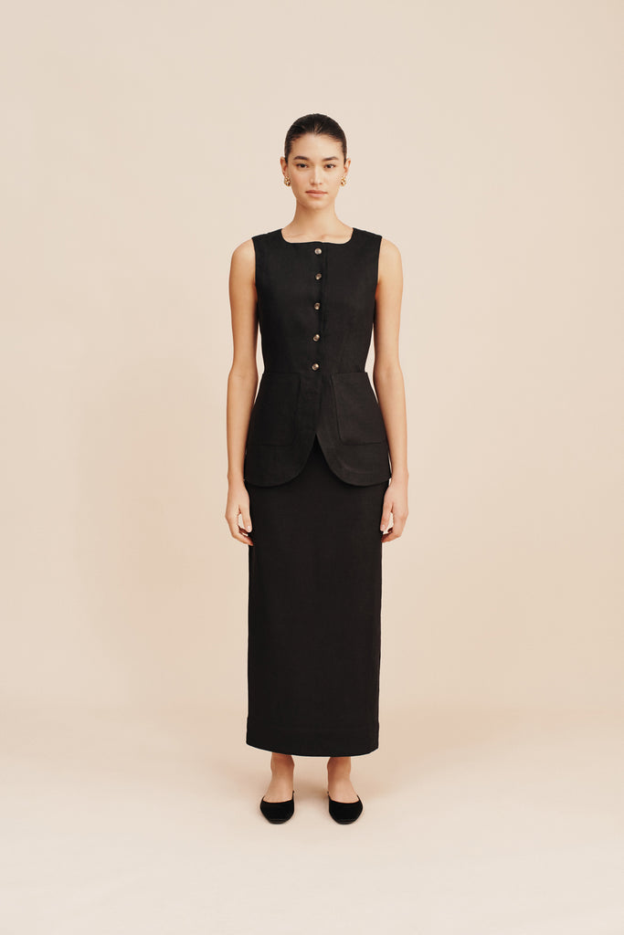 Emma Vest Black