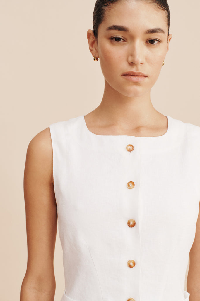 Emma Vest Ivory