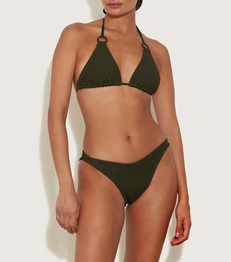 Eva Bikini Metallic Khaki
