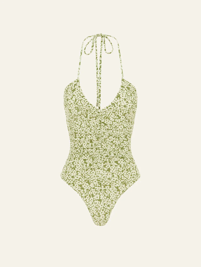 Ruched Vacation One Piece