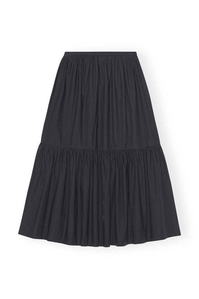 Cotton Poplin Maxi Skirt