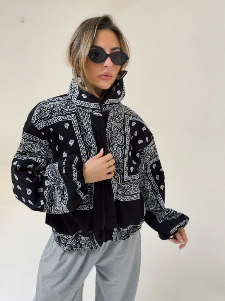 Bandana Bomber Black