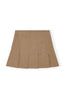 Drapey Melange Mini Skirt