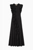 Ameline Silk Dress Noir