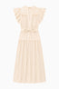 Dani Cotton Dress Pearled Ivory