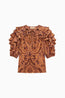 Josephine Silk Top Rosette