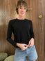 Scout Long Sleeve Jersey Tee Black