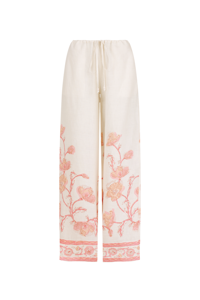 Florentine Pant Hibiscus Bloom