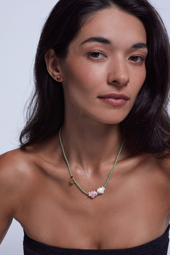 Fish'nKiss Necklace Apple Green